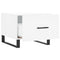 vidaXL Coffee Table White 50x50x40 cm Engineered Wood