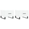 vidaXL Coffee Tables 2 pcs White 50x50x40 cm Engineered Wood