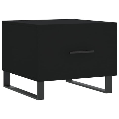 vidaXL Coffee Table Black 50x50x40 cm Engineered Wood