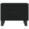vidaXL Coffee Table Black 50x50x40 cm Engineered Wood