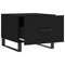 vidaXL Coffee Table Black 50x50x40 cm Engineered Wood