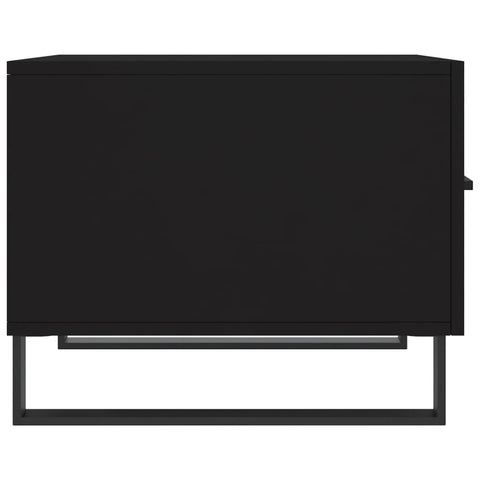 vidaXL Coffee Table Black 50x50x40 cm Engineered Wood
