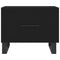 vidaXL Coffee Tables 2 pcs Black 50x50x40 cm Engineered Wood