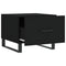 vidaXL Coffee Tables 2 pcs Black 50x50x40 cm Engineered Wood