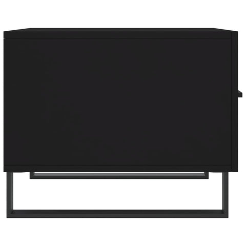 vidaXL Coffee Tables 2 pcs Black 50x50x40 cm Engineered Wood