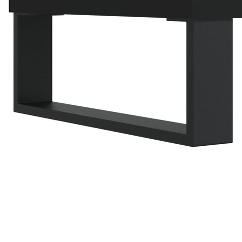 vidaXL Coffee Tables 2 pcs Black 50x50x40 cm Engineered Wood