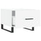 vidaXL Coffee Tables 2pcs High Gloss White 50x50x40 cm Engineered Wood