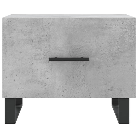 vidaXL Coffee Table Concrete Grey 50x50x40 cm Engineered Wood