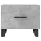 vidaXL Coffee Table Concrete Grey 50x50x40 cm Engineered Wood