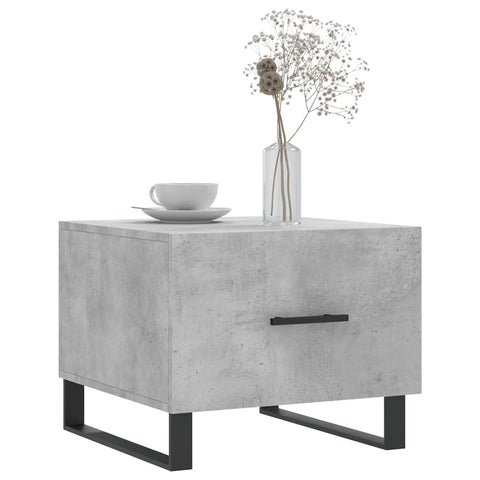 vidaXL Coffee Tables 2 pcs Concrete Grey 50x50x40 cm Engineered Wood