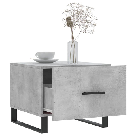 vidaXL Coffee Tables 2 pcs Concrete Grey 50x50x40 cm Engineered Wood