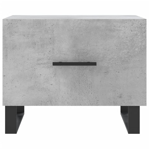 vidaXL Coffee Tables 2 pcs Concrete Grey 50x50x40 cm Engineered Wood