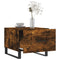 vidaXL Coffee Table Smoked Oak 50x50x40 cm Engineered Wood