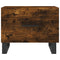 vidaXL Coffee Table Smoked Oak 50x50x40 cm Engineered Wood