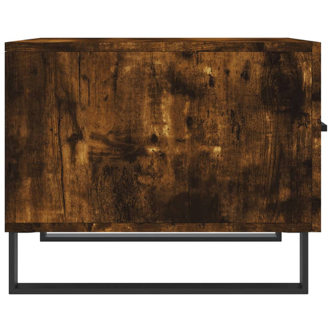 vidaXL Coffee Table Smoked Oak 50x50x40 cm Engineered Wood