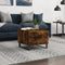 vidaXL Coffee Table Smoked Oak 50x50x40 cm Engineered Wood