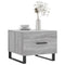vidaXL Coffee Table Grey Sonoma 50x50x40 cm Engineered Wood