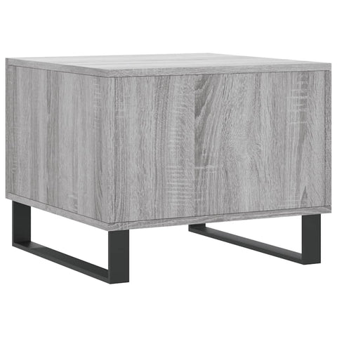 vidaXL Coffee Table Grey Sonoma 50x50x40 cm Engineered Wood