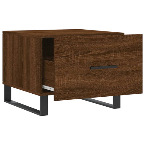 vidaXL Coffee Tables 2 pcs Brown Oak 50x50x40 cm Engineered Wood