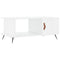 vidaXL Coffee Table High Gloss White 90x50x40 cm Engineered Wood