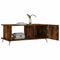 vidaXL Coffee Table Smoked Oak 90x50x40 cm Engineered Wood