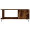 vidaXL Coffee Table Smoked Oak 90x50x40 cm Engineered Wood