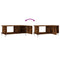 vidaXL Coffee Table Smoked Oak 90x50x40 cm Engineered Wood