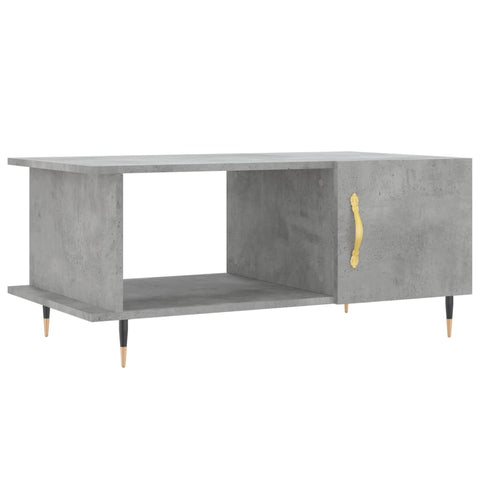vidaXL Coffee Table Concrete Grey 90x50x40 cm Engineered Wood
