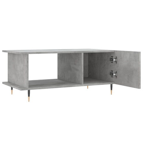 vidaXL Coffee Table Concrete Grey 90x50x40 cm Engineered Wood
