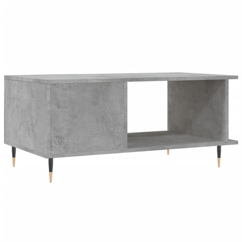 vidaXL Coffee Table Concrete Grey 90x50x40 cm Engineered Wood