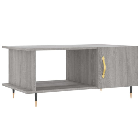 vidaXL Coffee Table Grey Sonoma 90x50x40 cm Engineered Wood