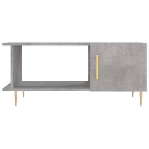 vidaXL Coffee Table Concrete Grey 90x50x40 cm Engineered Wood
