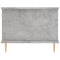 vidaXL Coffee Table Concrete Grey 90x50x40 cm Engineered Wood