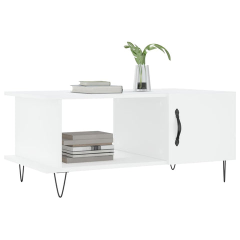 vidaXL Coffee Table White 90x50x40 cm Engineered Wood