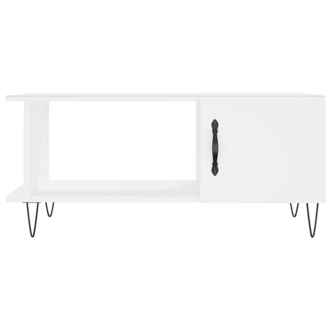 vidaXL Coffee Table White 90x50x40 cm Engineered Wood