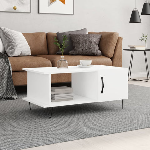 vidaXL Coffee Table White 90x50x40 cm Engineered Wood