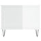 vidaXL Coffee Table High Gloss White 90x50x40 cm Engineered Wood