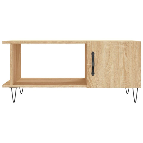 vidaXL Coffee Table Sonoma Oak 90x50x40 cm Engineered Wood