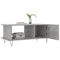 vidaXL Coffee Table Concrete Grey 90x50x40 cm Engineered Wood