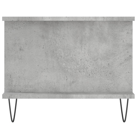 vidaXL Coffee Table Concrete Grey 90x50x40 cm Engineered Wood