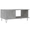 vidaXL Coffee Table Concrete Grey 90x50x40 cm Engineered Wood