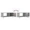vidaXL Coffee Table Concrete Grey 90x50x40 cm Engineered Wood