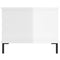 vidaXL Coffee Table High Gloss White 90x50x40 cm Engineered Wood