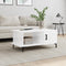 vidaXL Coffee Table High Gloss White 90x50x40 cm Engineered Wood