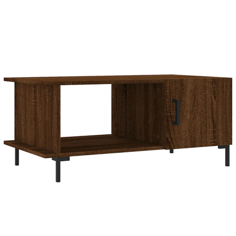 vidaXL Coffee Table Brown Oak 90x50x40 cm Engineered Wood