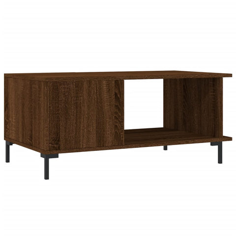 vidaXL Coffee Table Brown Oak 90x50x40 cm Engineered Wood