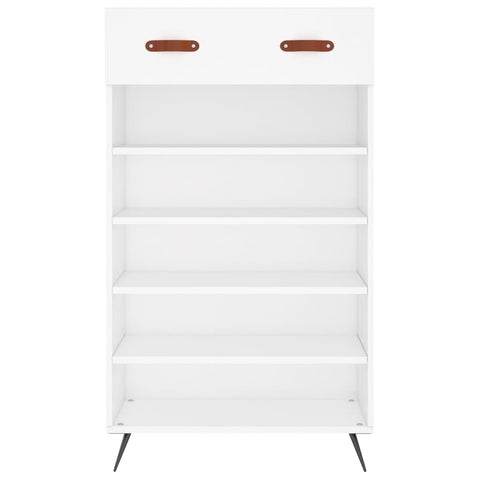 vidaXL Shoe Cabinet White 60x35x105 cm Engineered Wood