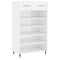 vidaXL Shoe Cabinet High Gloss White 60x35x105 cm Engineered Wood