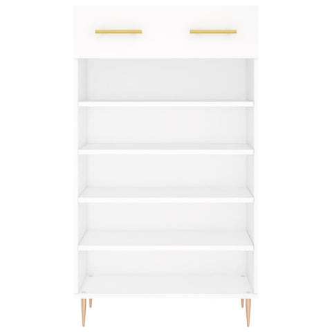 vidaXL Shoe Cabinet White 60x35x105 cm Engineered Wood