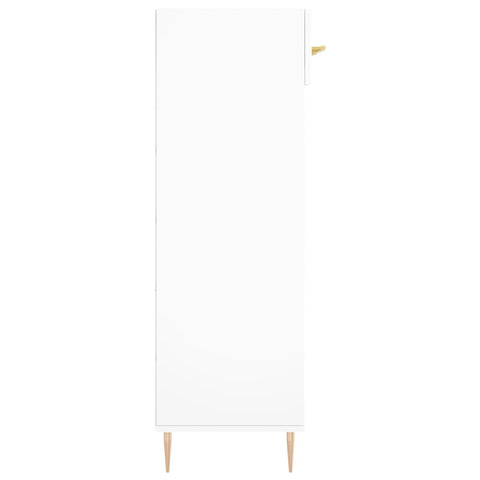 vidaXL Shoe Cabinet White 60x35x105 cm Engineered Wood